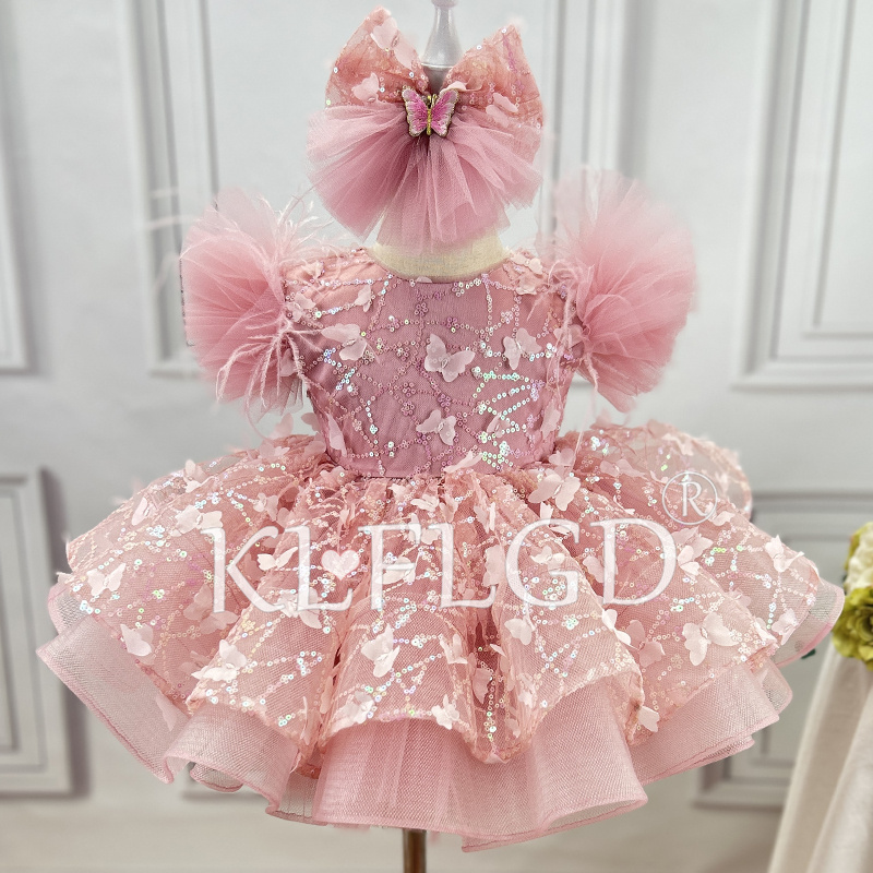 Baby Clothing Dresser - 高級フラワーチルドレンウェディングドレス甘くて可愛いパントンスカート子供用シーズン宴会ベビーファーストクリスマスディナーガールズ