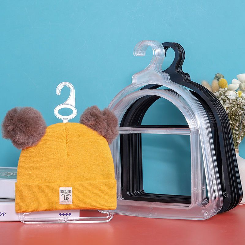 Baby Clothing Hanging Rack - 子供と大人のためのシンプルな帽子ディスプレイラック、ニットパームホルダー、ショッピングモール衣料品店、モデルショー、吊り下げプラスチック棚