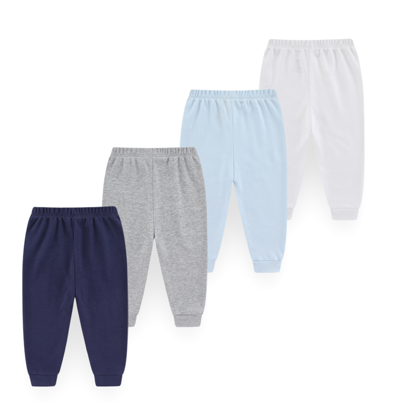 4 ピースユニセックスベビーパンツ綿 100% 無地 0-2 - Baby Clothing Dividers のレビューと価格
