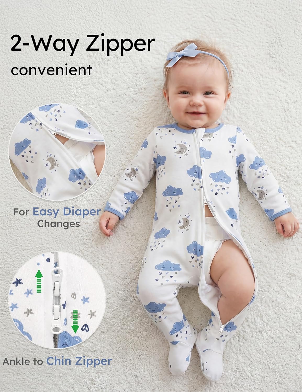 ベビーパジャマ 100%オーガニックコットン ベビー寝巻き  - Baby Clothing Organic のレビューと価格