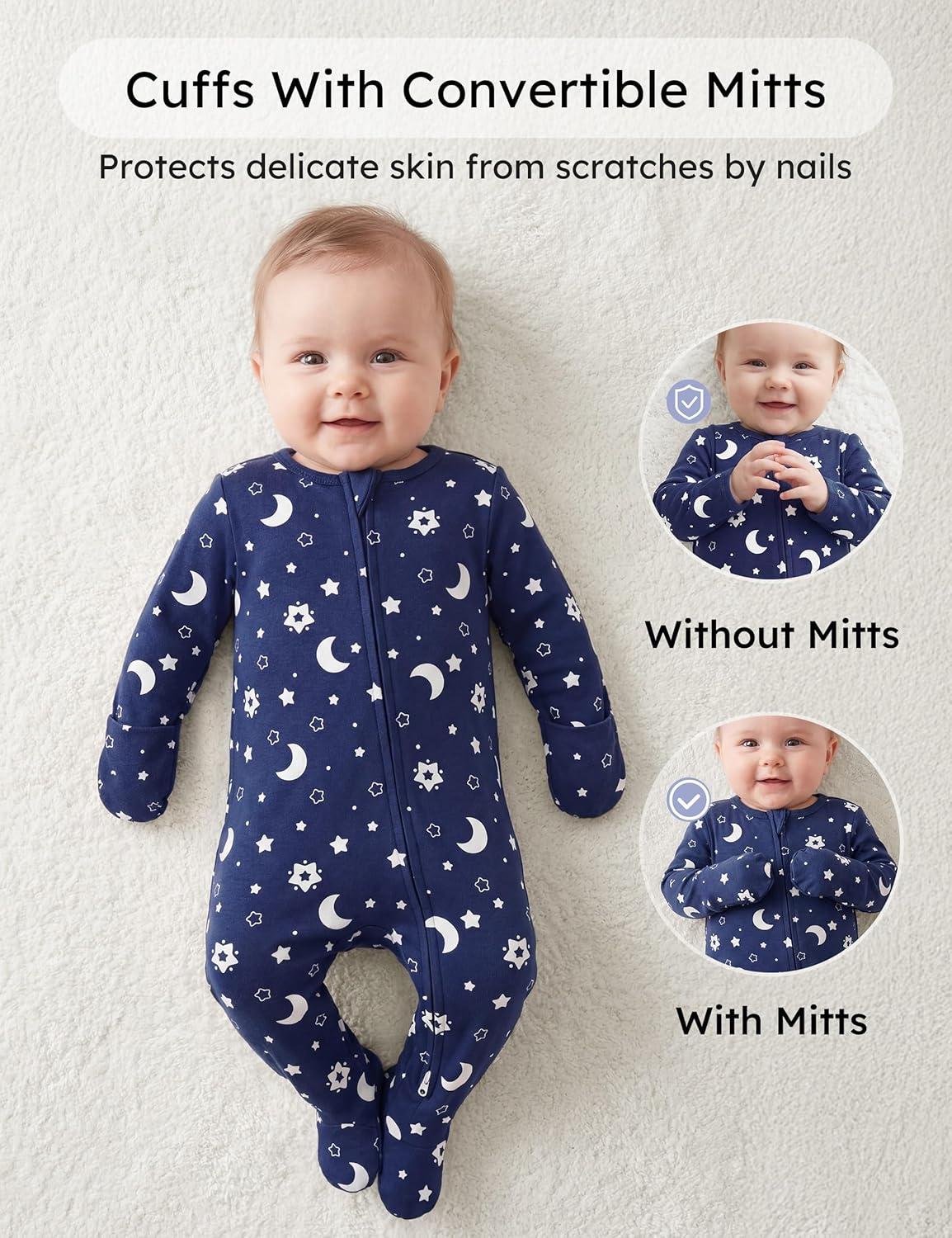 ベビーパジャマ 100%オーガニックコットン ベビー寝巻き  - Baby Clothing Organic のレビューと価格