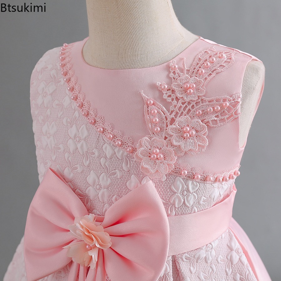 新しい 2026 女の赤ちゃん高品質 Lce フラワードレス - Baby Clothing High Quality のレビューと価格