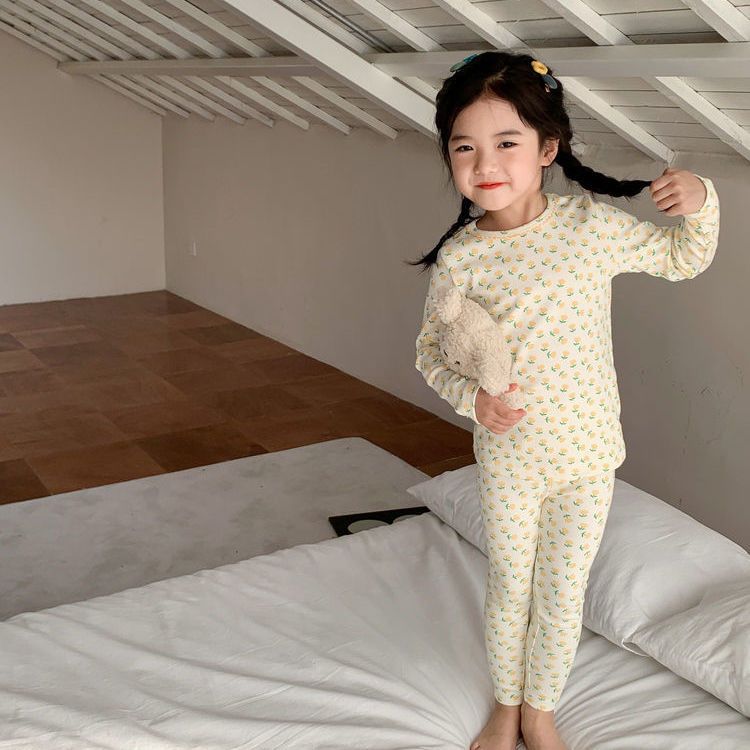 2026 子供用セット キッズベルベットパジャマセット 花柄 - Baby Clothing Dividers のレビューと価格