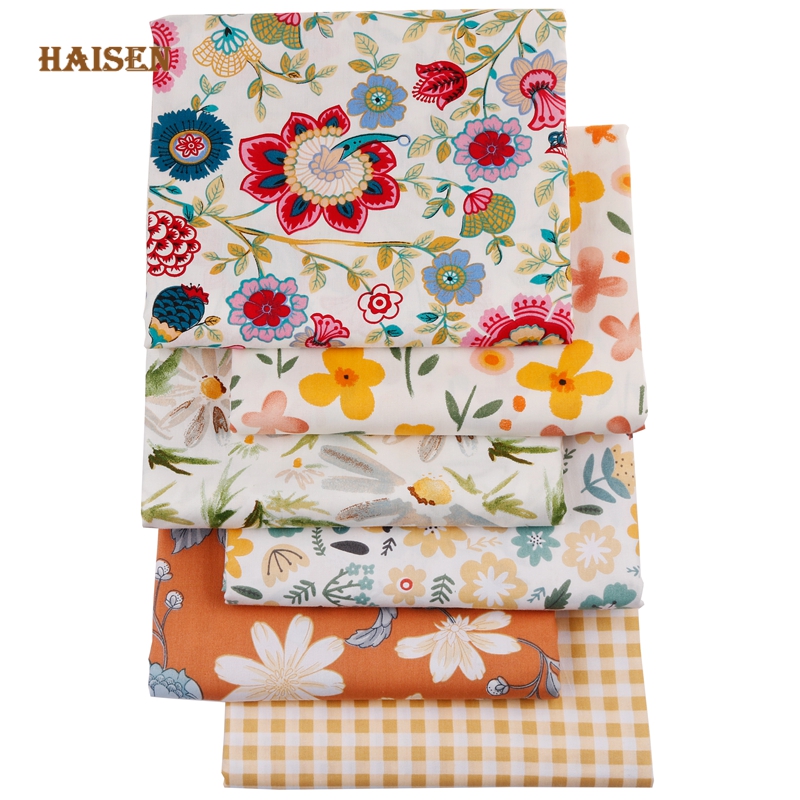 6 個 40 × 50 センチメートルコットンツイルパッチワ - Baby Clothing Organic のレビューと価格